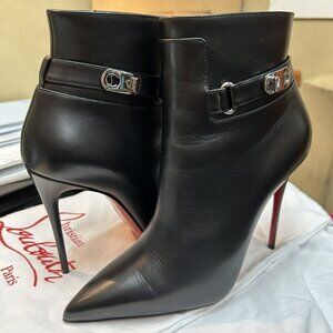 Christian Louboutin Lock So Kate Booty 100 Black Leather